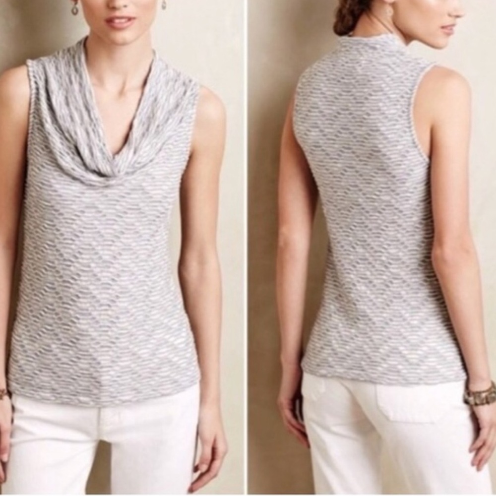 Deletta Nava Cowl Neck Top, Medium